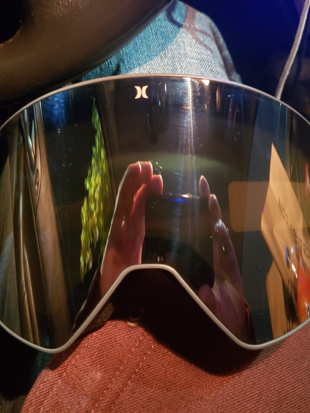 Hurley Mirrored Ski Goggle Lens - Silver Reflective